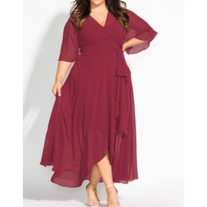 City Chic High/Low Dress